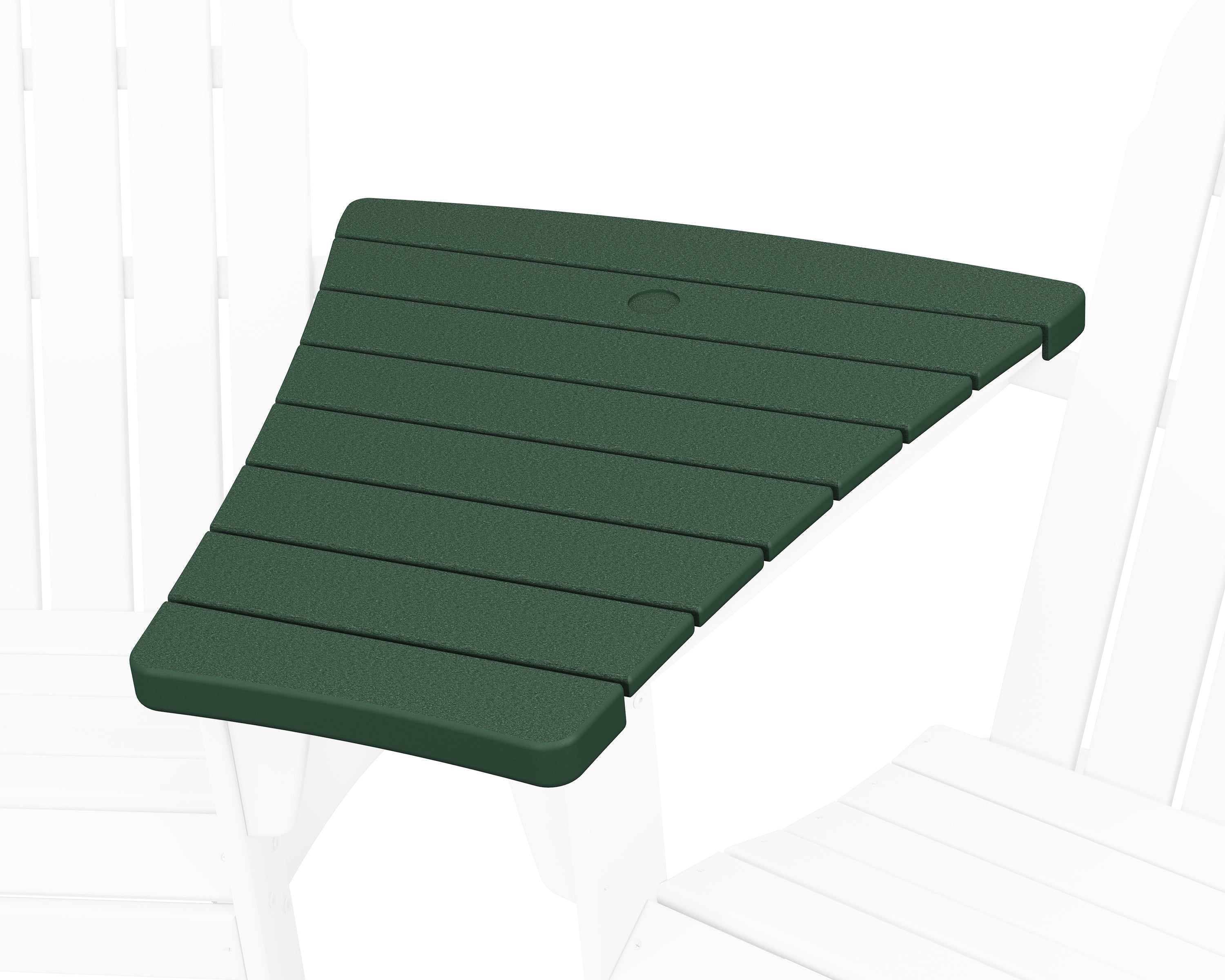 POLYWOOD® 400 Series Angled Adirondack Connecting Table in Green