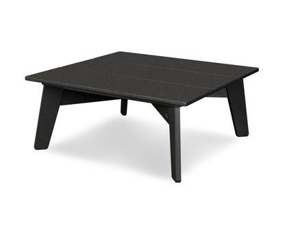 POLYWOOD® Riviera Modern Conversation Table in Black