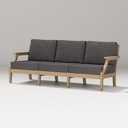 PW Designer Series Estate Sofa in Vintage Sahara / Ash Charcoal