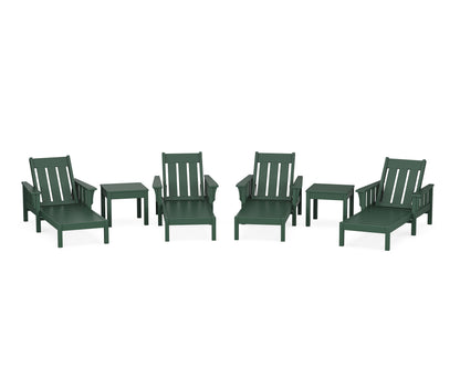 Martha Stewart by POLYWOOD® Acadia 6-Piece Chaise Set in Green