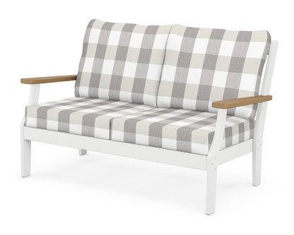 Braxton Deep Seating Loveseat - White