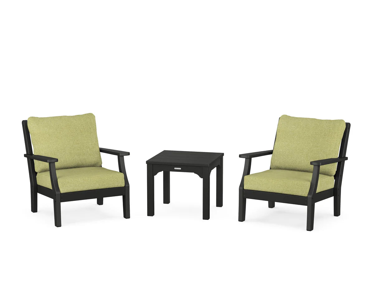 Chinoiserie 3-Piece Deep Seating Set