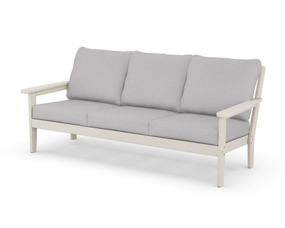 Country Living Cottage Deep Seating Sofa in Sand / Granite