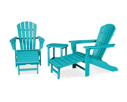 POLYWOOD® Palm Coast Ultimate Adirondack 3-Piece Set in Aruba
