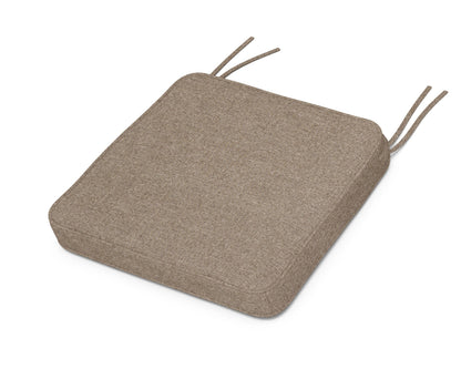 Martha Stewart by POLYWOOD® Chinoiserie Side Chair Seat Cushion in Spiced Burlap