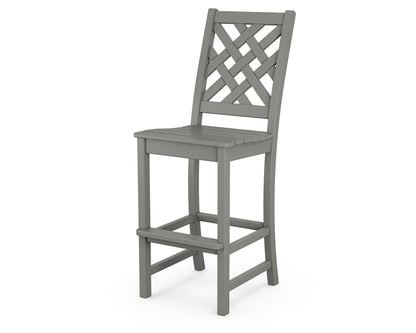 Country Living Wovendale Bar Side Chair in Slate Grey