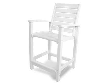 POLYWOOD® Signature Counter Chair in White