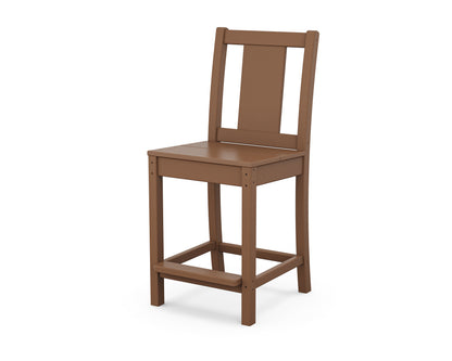 POLYWOOD® Prairie Counter Side Chair in Teak