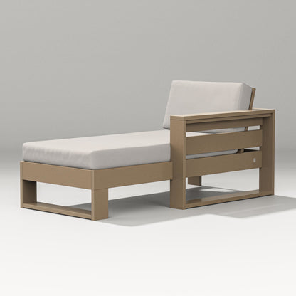PW Designer Series Latitude Modular Right Arm Chaise in Vintage Sahara / Cast Ash