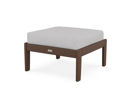 Country Living Cottage Deep Seating Ottoman in Mahogany / Granite