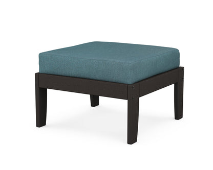 Unbranded Modular Ottoman - Classic in Vintage Coffee / Ocean Teal