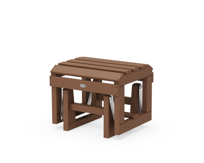 POLYWOOD® Classic Adirondack Glider Ottoman in Teak