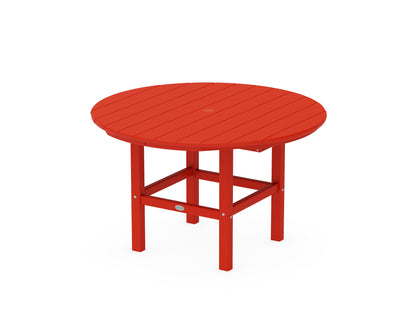 POLYWOOD® Kids 37" Dining Table in Sunset Red