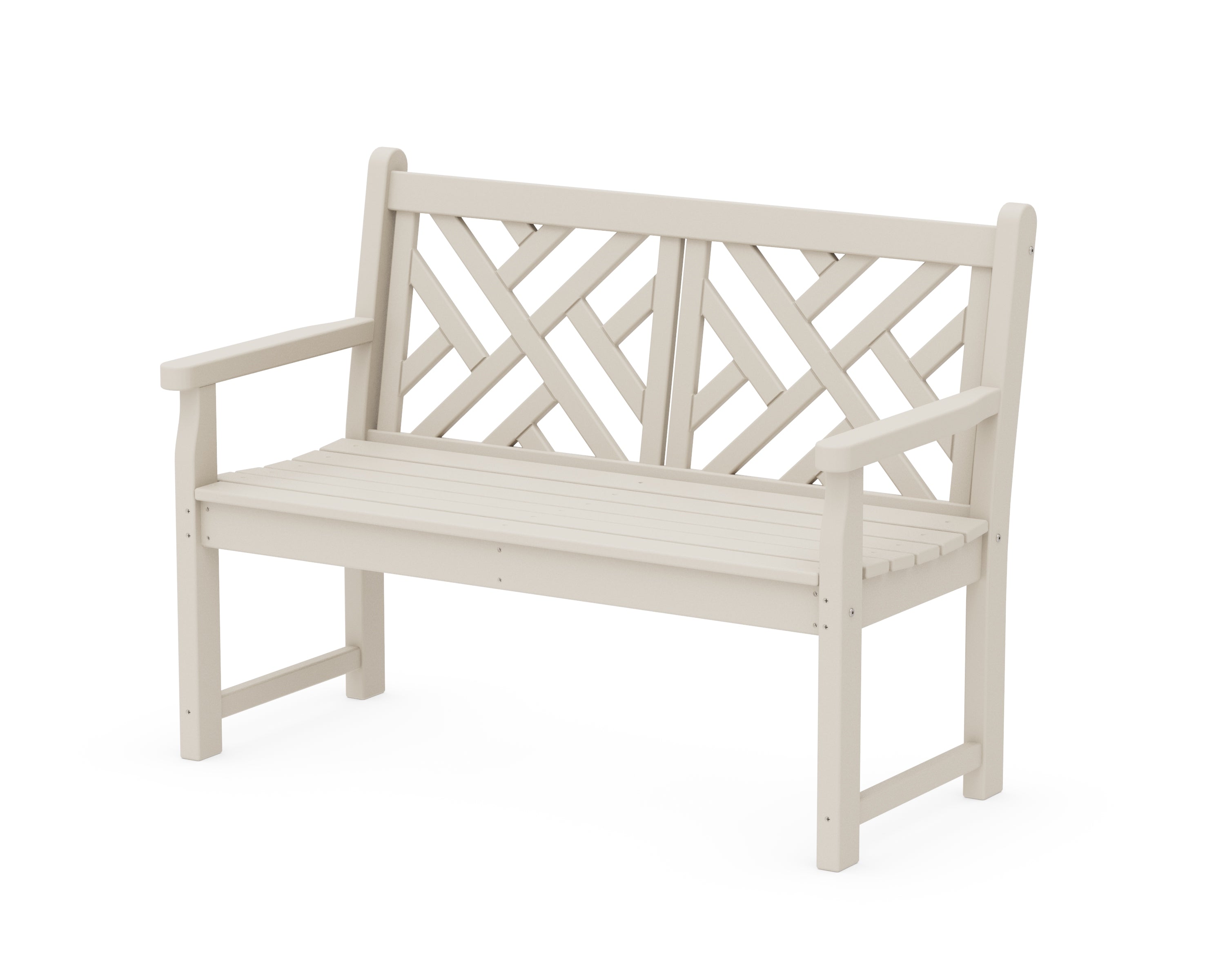 POLYWOOD® Chippendale 48" Bench in Sand