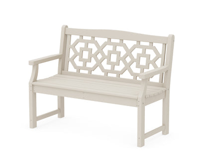 Martha Stewart by POLYWOOD® Chinoiserie 48" Garden Bench in Sand