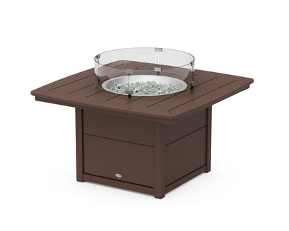 POLYWOOD® Nautical 42" Fire Pit Table in Mahogany
