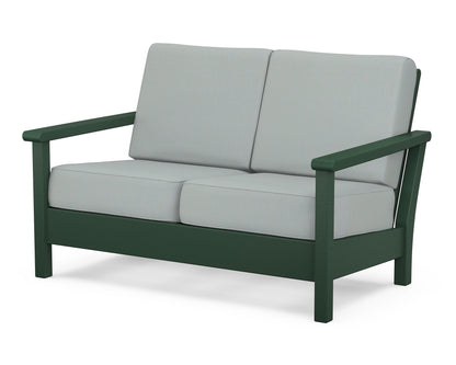 POLYWOOD® Harbour Deep Seating Loveseat in Green / Spa