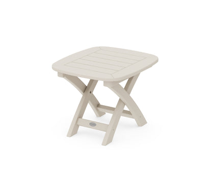 POLYWOOD® Nautical 21" x 18" Side Table in Sand