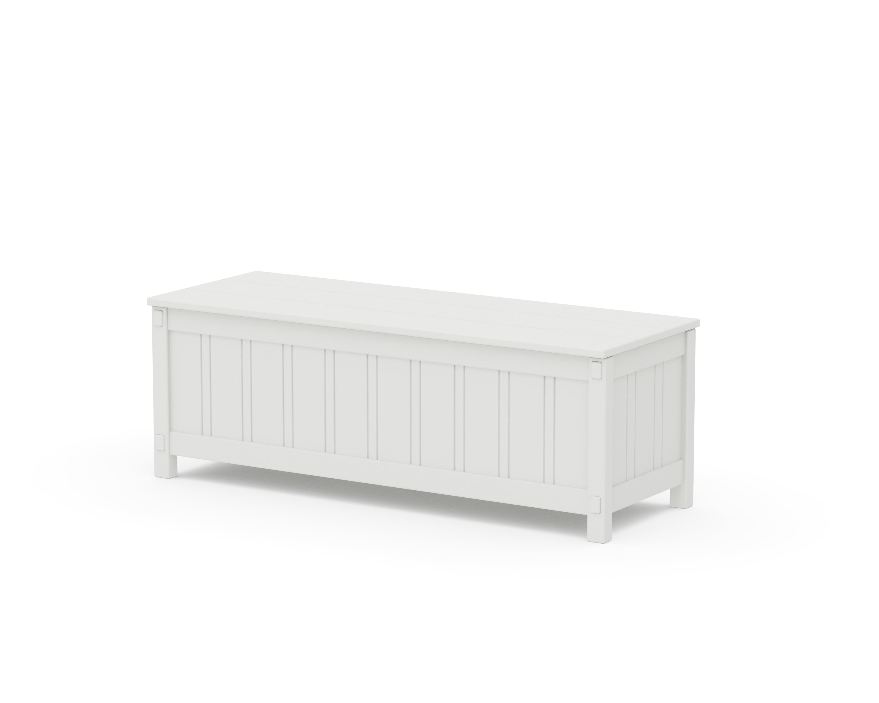 Martha Stewart by POLYWOOD® Acadia 48” Storage Bench in White