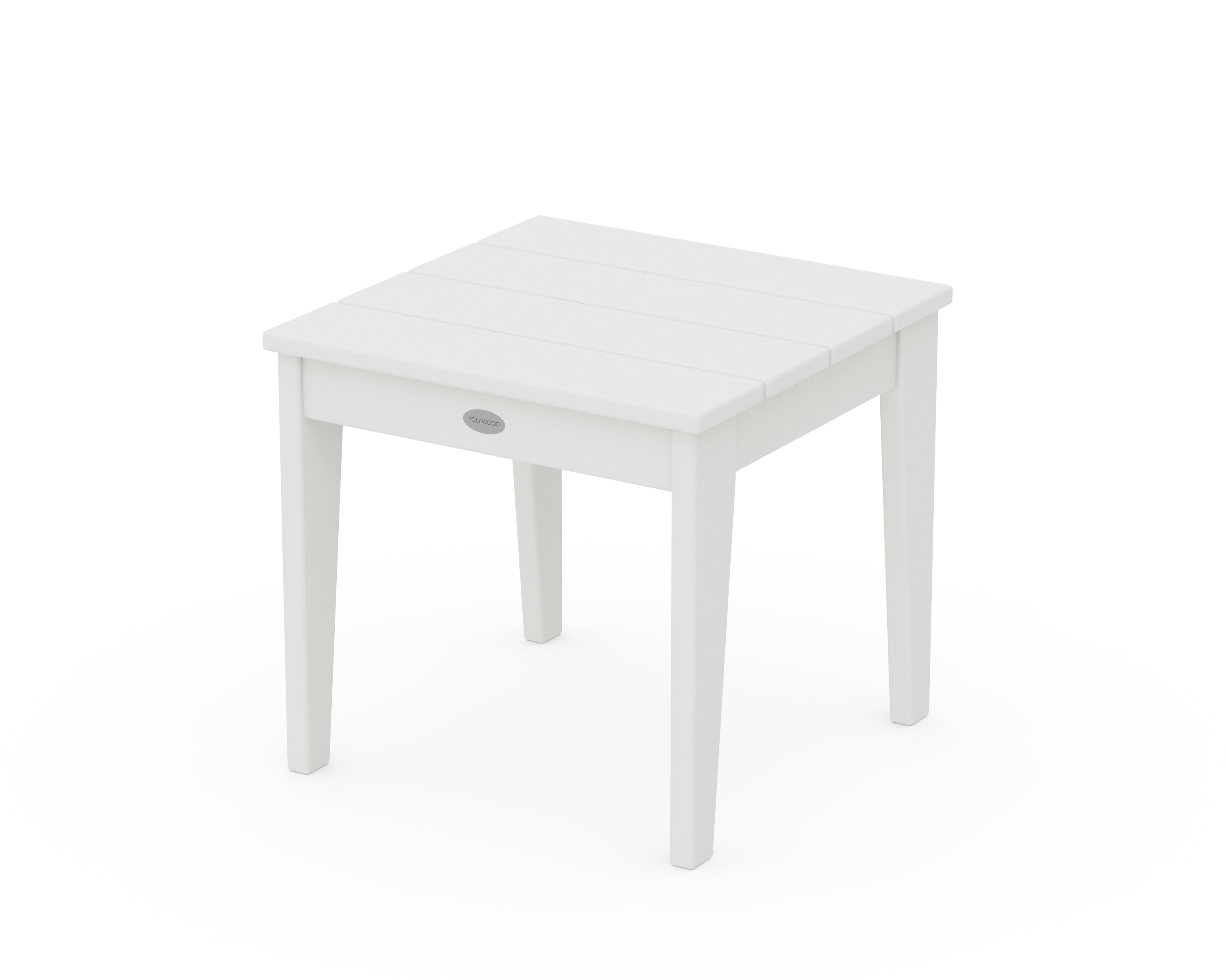 POLYWOOD® Newport 18" Side Table in White