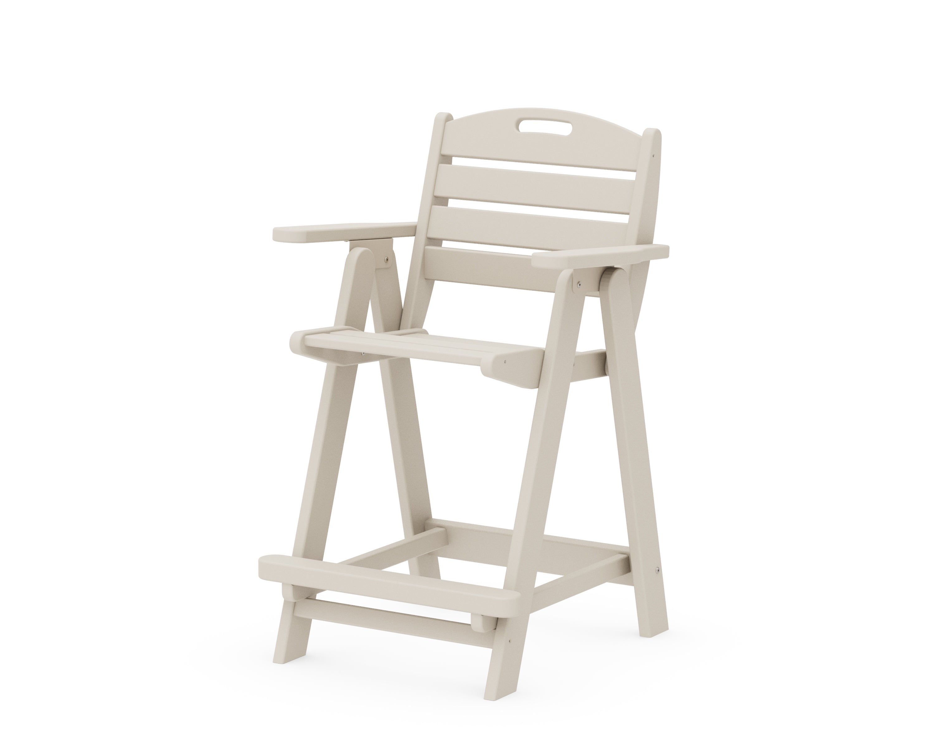 POLYWOOD® Nautical Counter Chair in Sand