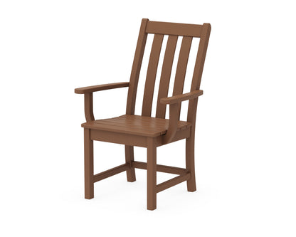 POLYWOOD® Vineyard Dining Arm Chair in Teak