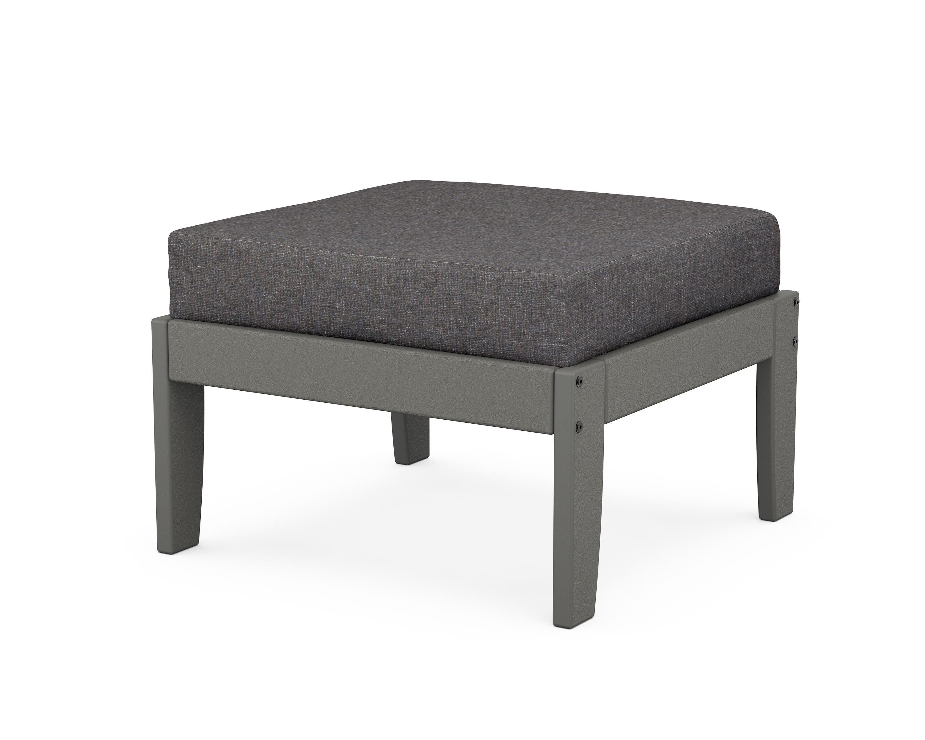 Unbranded Modular Ottoman - Classic in Slate Grey / Ash Charcoal