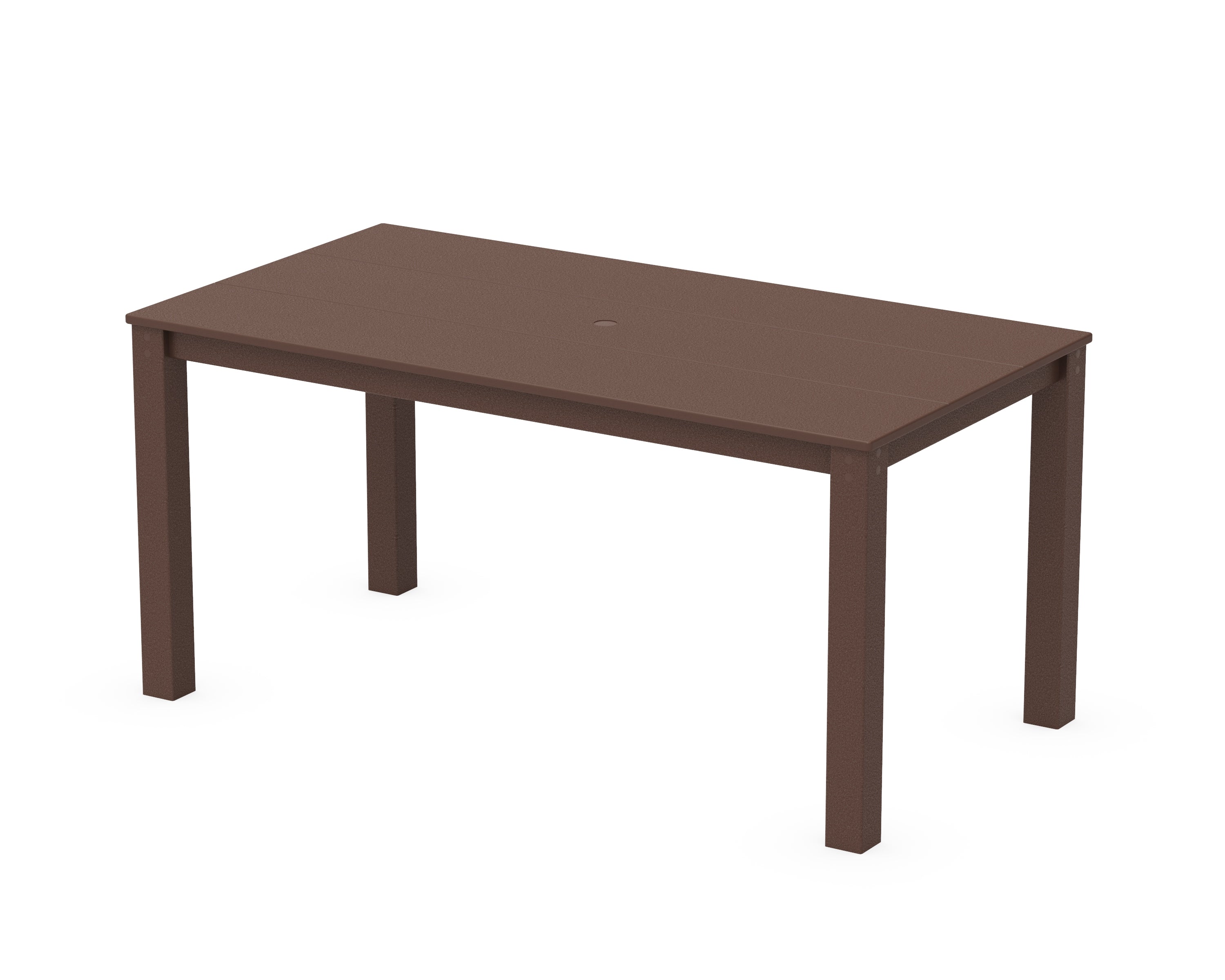 POLYWOOD® Studio Parsons 34" X 64" Dining Table in Mahogany