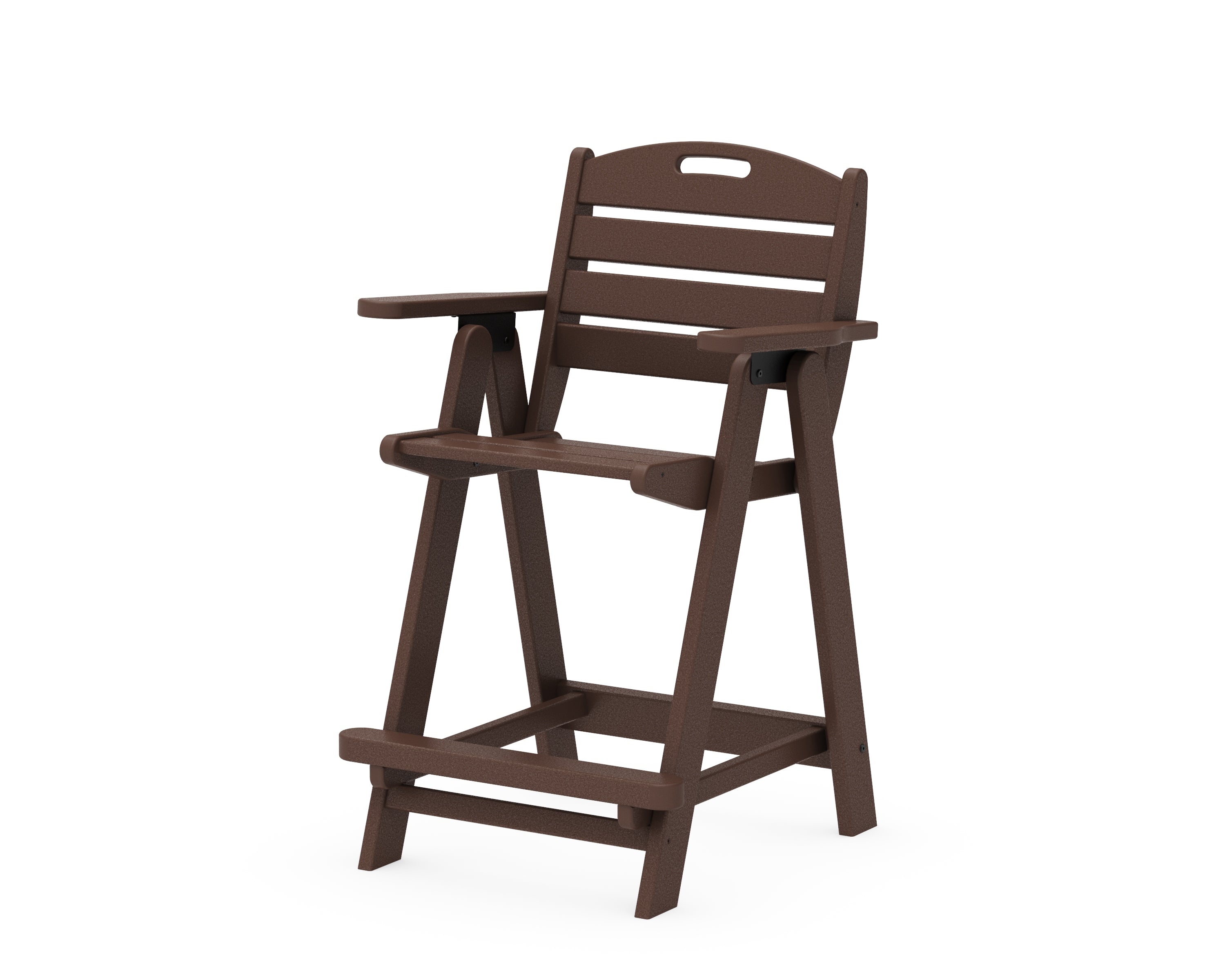 POLYWOOD® Nautical Counter Chair in Mahogany