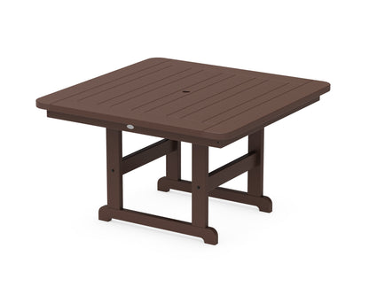 POLYWOOD® Park 48" Square Table in Mahogany