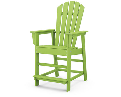 POLYWOOD® South Beach Counter Chair in Lime