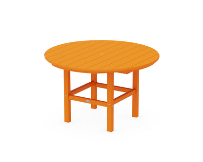 POLYWOOD® Kids 37" Dining Table in Tangerine