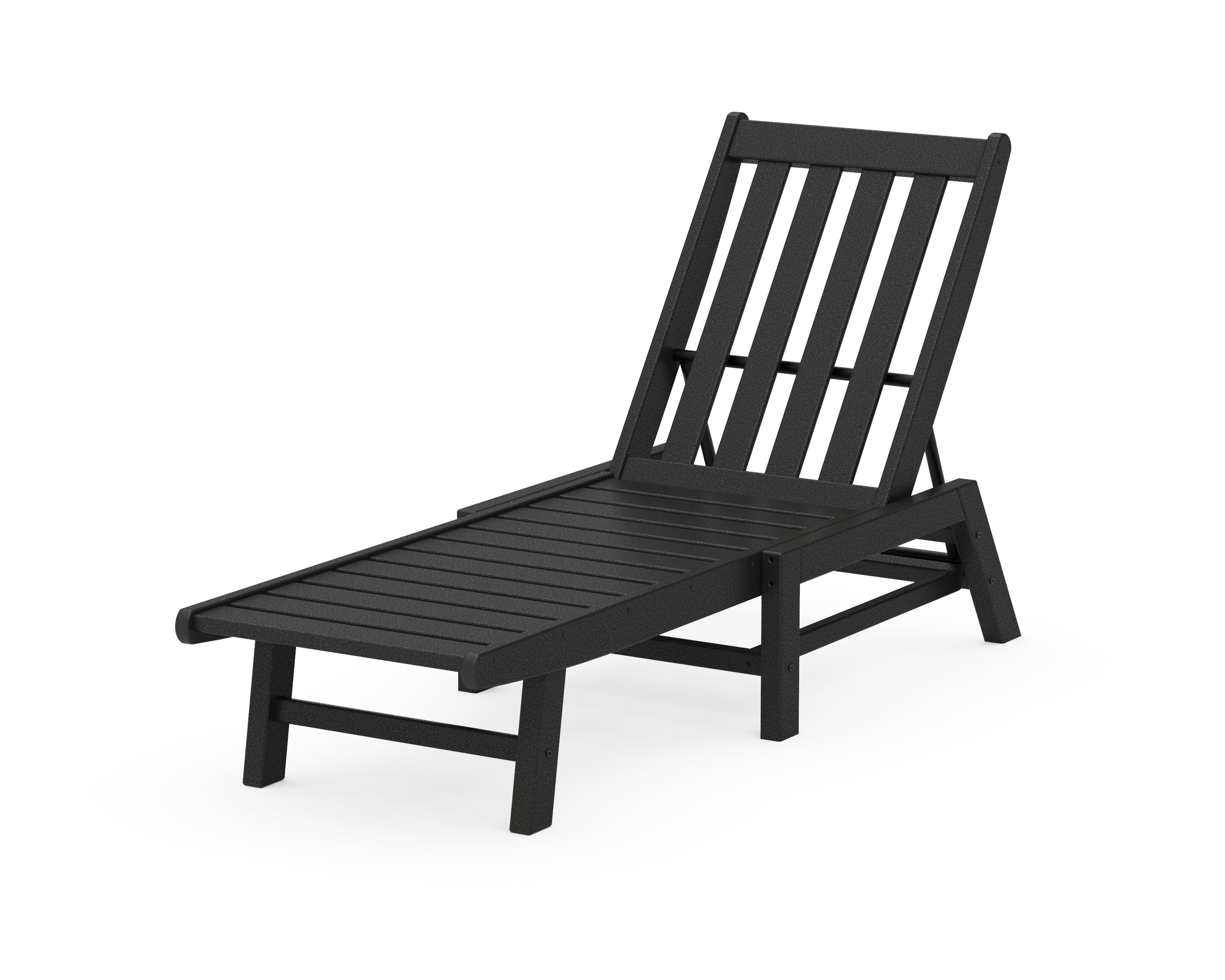 POLYWOOD® Vineyard Chaise in Black