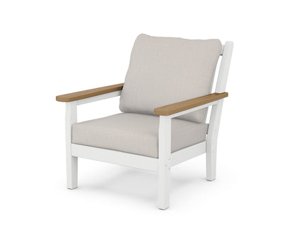 Chippendale Deep Seating Chair - White