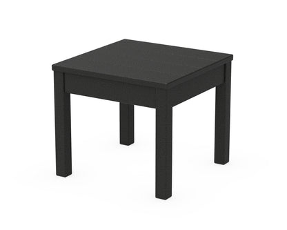 POLYWOOD® 22" Square End Table in Black