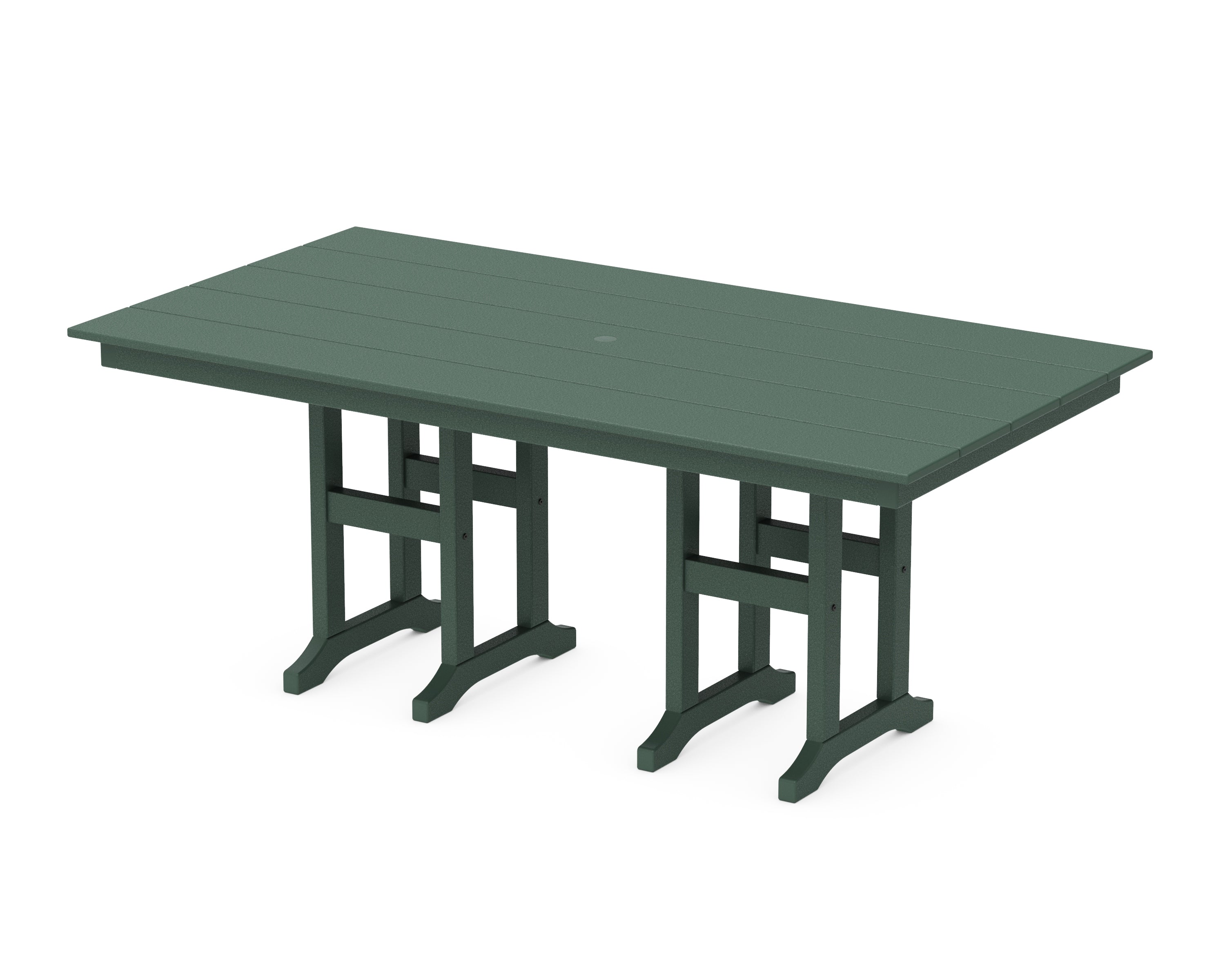POLYWOOD® Farmhouse 37" x 72" Dining Table in Green