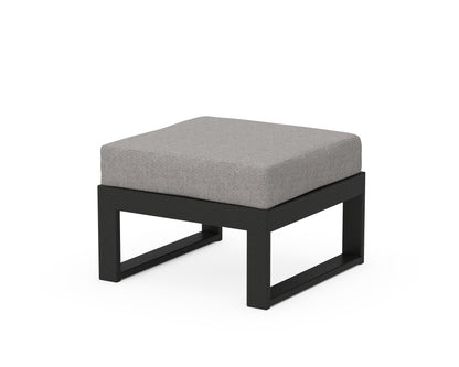 Unbranded Modular Ottoman - Modern in Black / Grey Mist