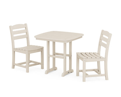 POLYWOOD® La Casa Café Side Chair 3-Piece Dining Set in Sand