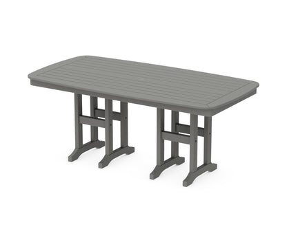 POLYWOOD® Nautical 37" x 72" Dining Table in Slate Grey