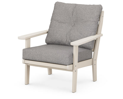 POLYWOOD® Lakeside Deep Seating Chair in Sand / Grey Mist