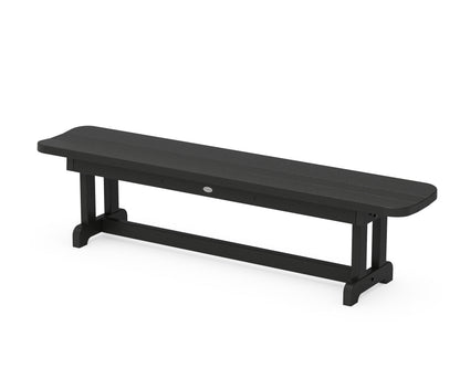 POLYWOOD® Park 72" Harvester Backless Bench in Black
