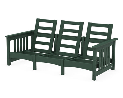 POLYWOOD® Club Mission Sofa Frame in Green