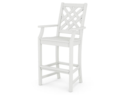 Country Living Wovendale Bar Arm Chair in White