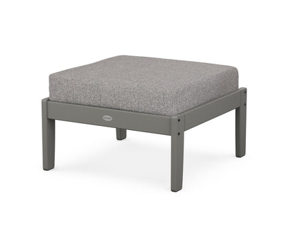 POLYWOOD® Braxton Deep Seating Ottoman in Slate Grey / Grey Mist