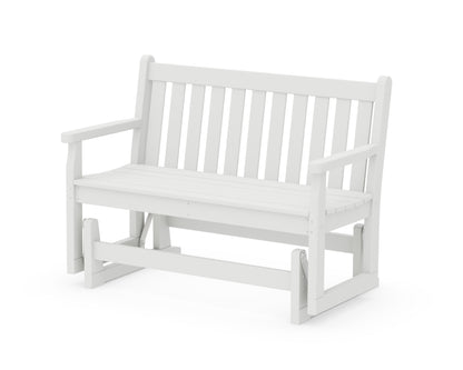 POLYWOOD® Traditional Garden 48" Glider in White