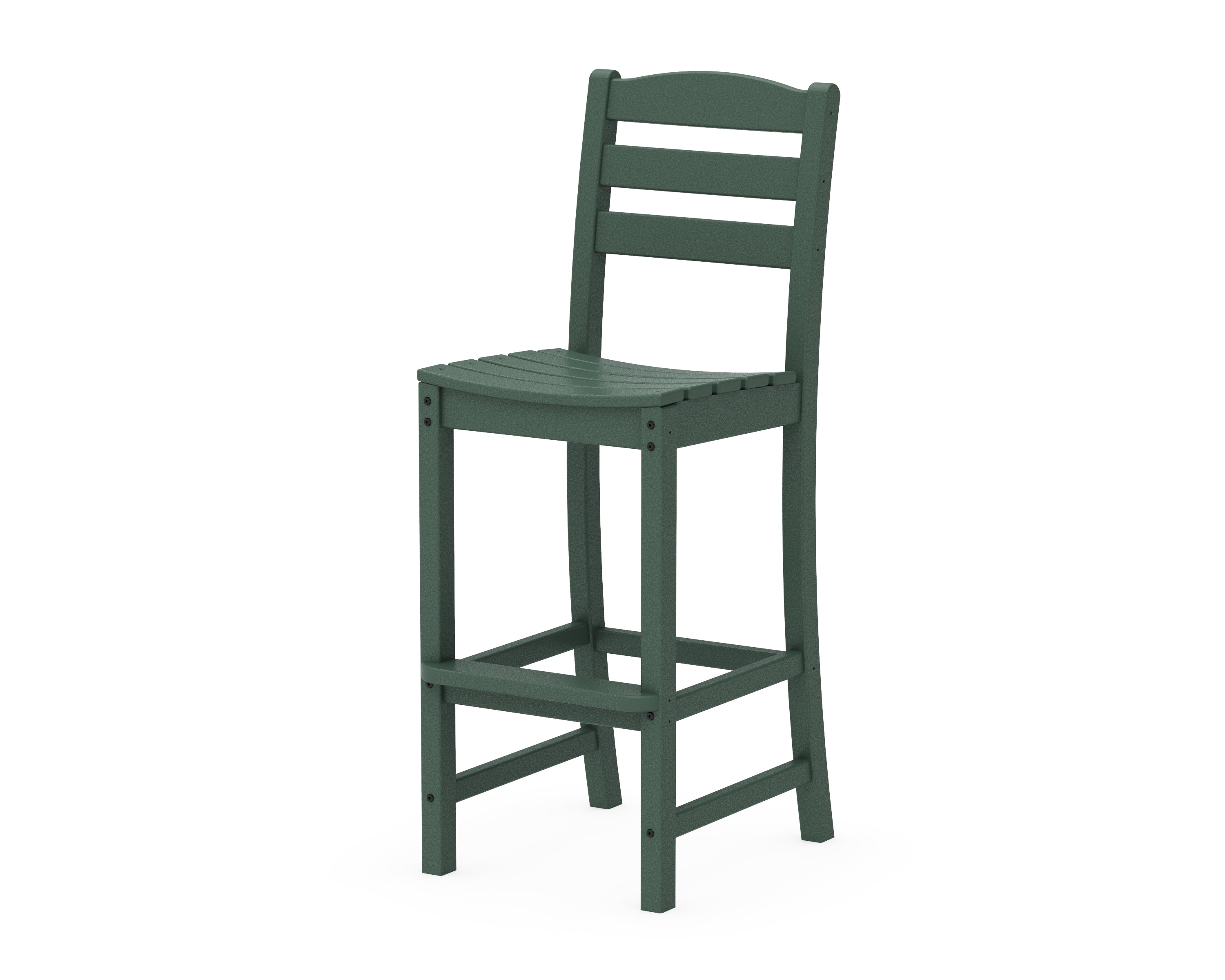 POLYWOOD® La Casa Café Bar Side Chair in Green