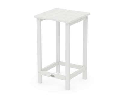 POLYWOOD® Long Island 26" Counter Side Table in White