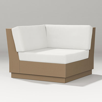 PW Designer Series Elevate Modular Corner Chair in Vintage Sahara / Natural Linen
