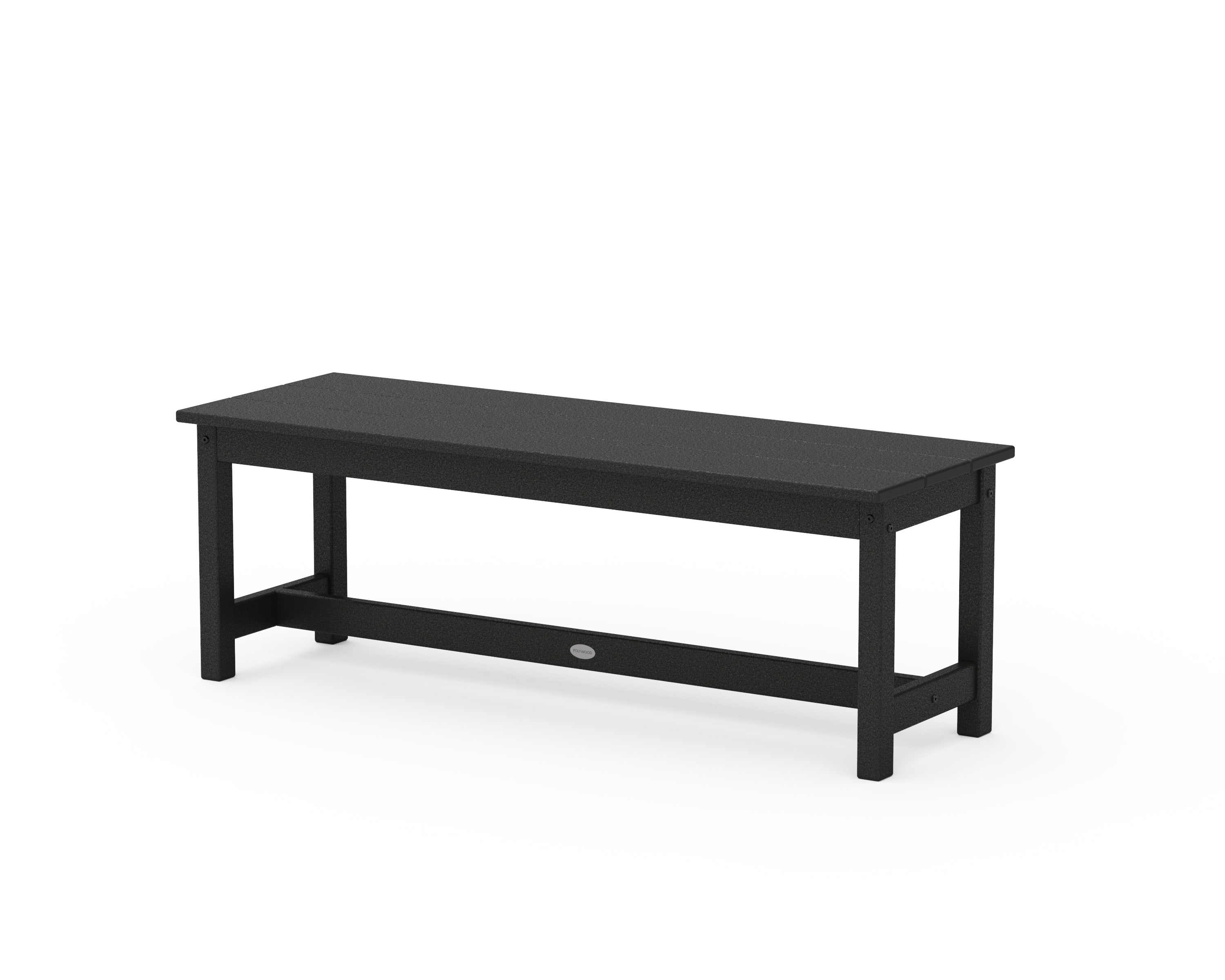 POLYWOOD® 48" Planter Bench in Black