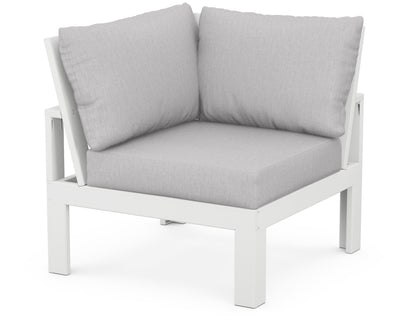 Unbranded Modular Corner Chair in White / Granite